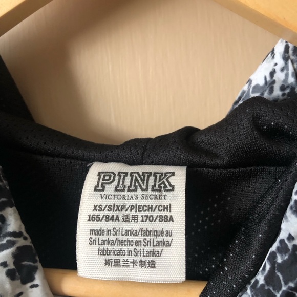 β¨ Victoria Secret PINK Snake Anorak Windbreaker Track Jacket XSmall π Like New - Picture 6 of 8